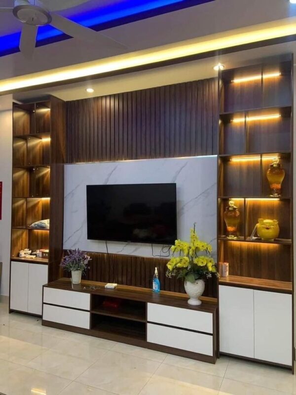 Wooden TV Console and Stand Furniture