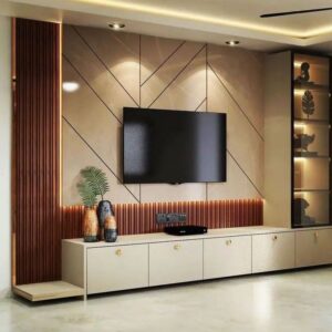 Custom Simple Living TV Cabinet