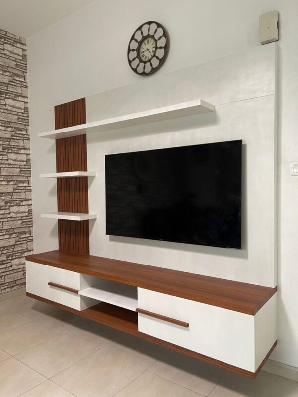 Luxe Wooden Floating TV Cabinet Console