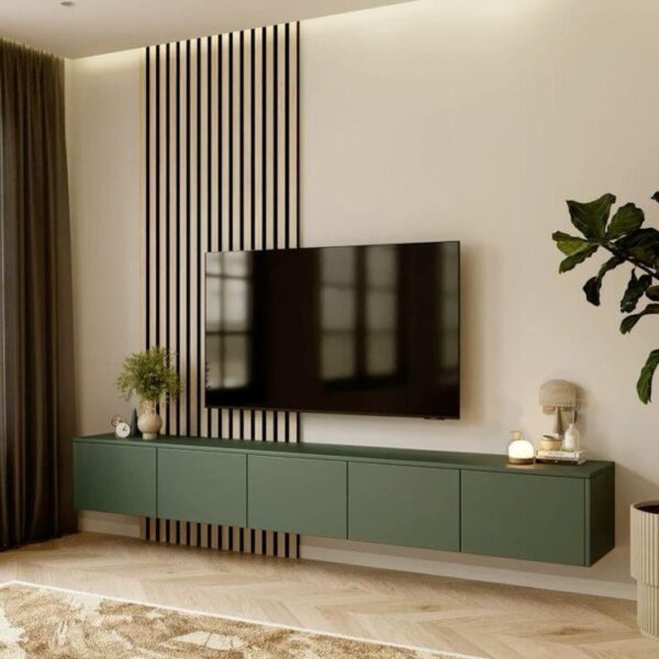 Luxe Wooden Floating TV Cabinet Console