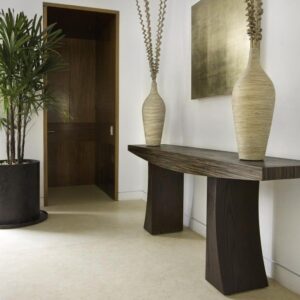 Thick Wooden Console Table Design