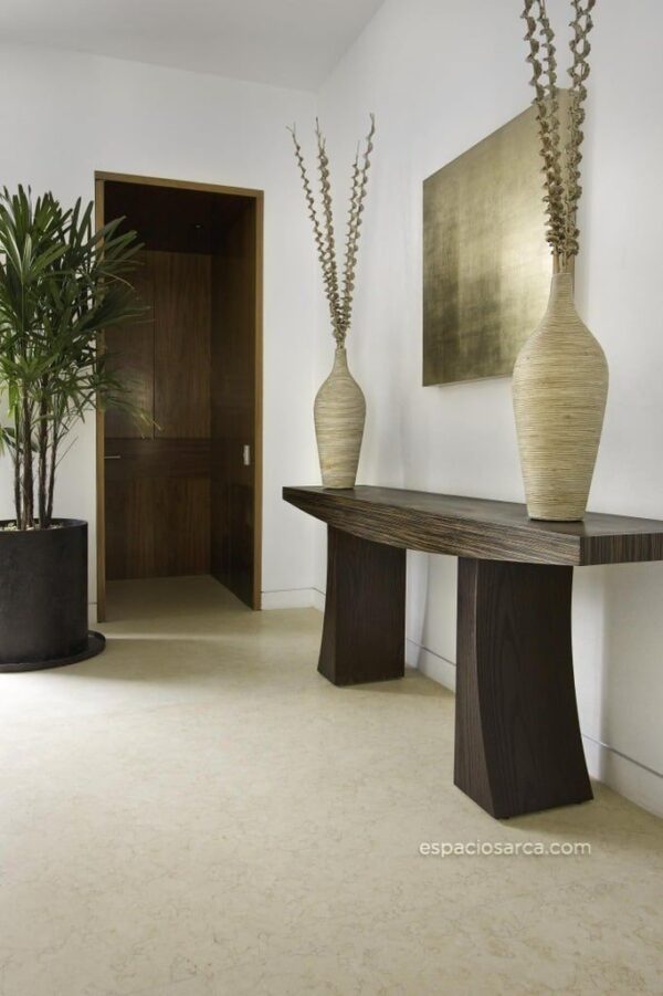 Thick Wooden Console Table Design