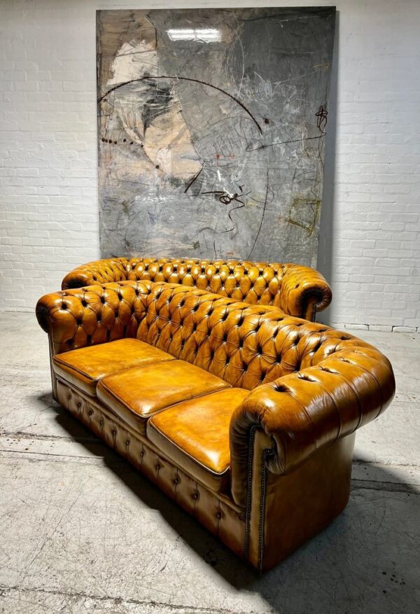 Luxurious Bronze Leather chesterfield Sofa furniture