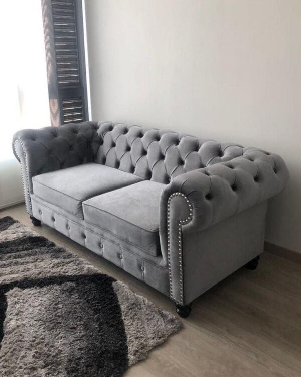 Modern Luxury Single Two Three Seat Velvet Sofa Sets