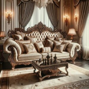 Luxury Living Room Classic Sofa Set
