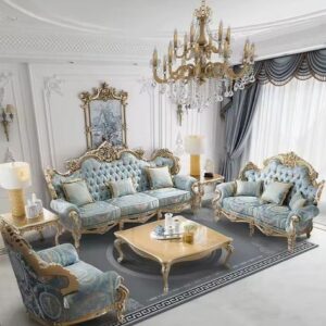 Quality Wood Royal Crafty Sofa Furniture Set
